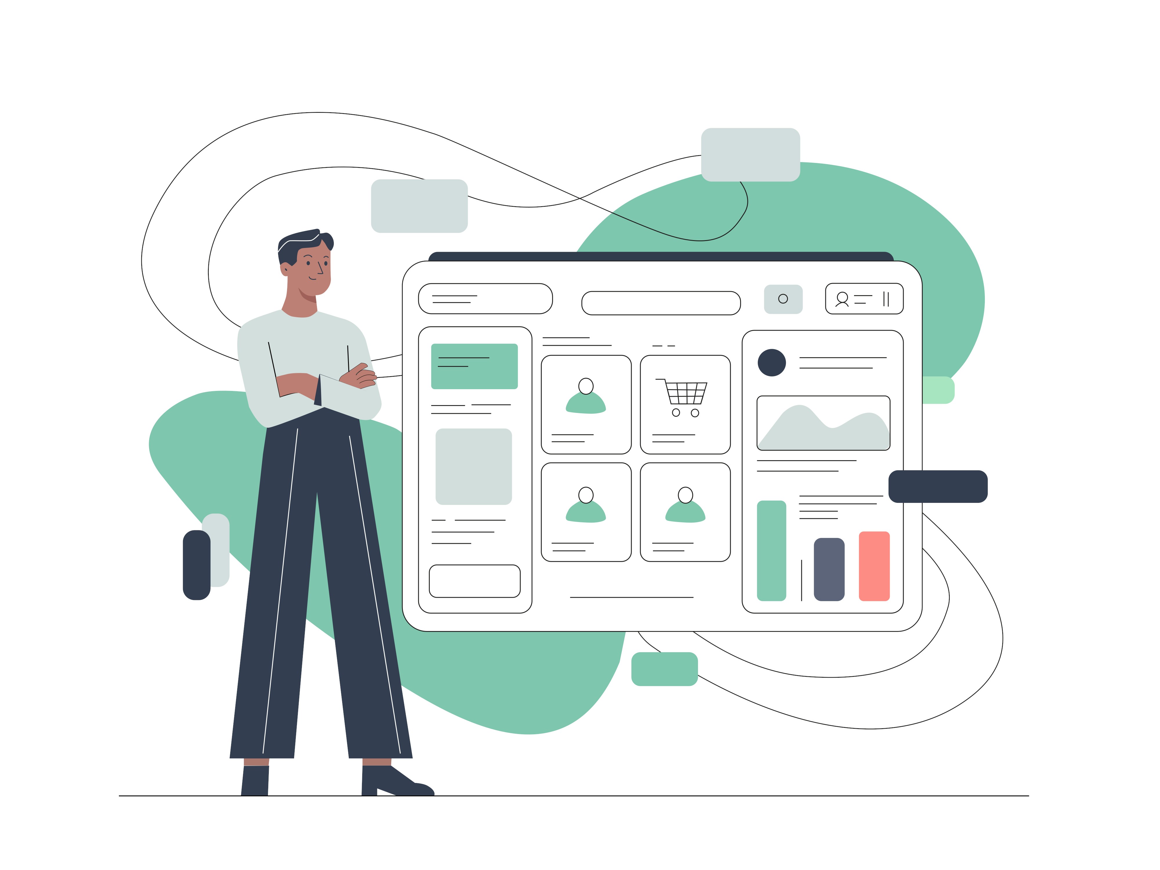 Konsult vid dashboard